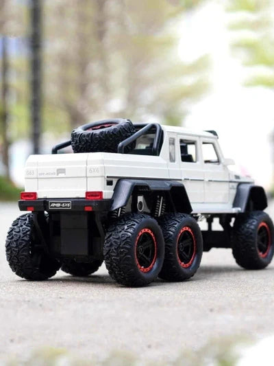 1:24 Diecast Metal Car AMG 6X6 Die Cast Big Scale Model Alloy [Size : 21Cm*11Cm*10Cm]