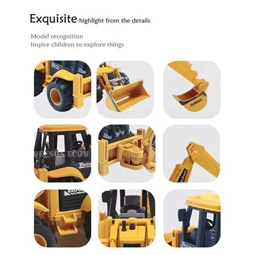 Construction Bulldozer Excavator Loader Truck Vehicles for Kids Building Vehicle Engineer