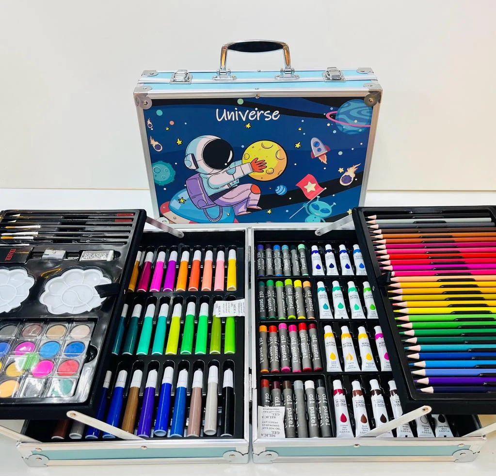 145 Pcs Art Painting Trunk for Kids & Adults