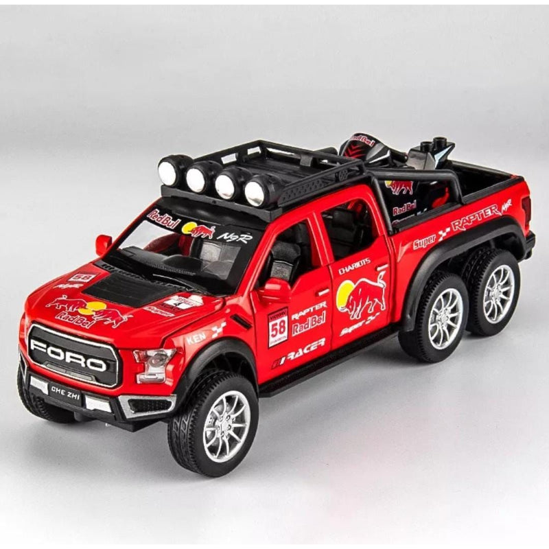 Ford Raptor F150 Pick-up Scale Model Diecast Metalcar - All Size