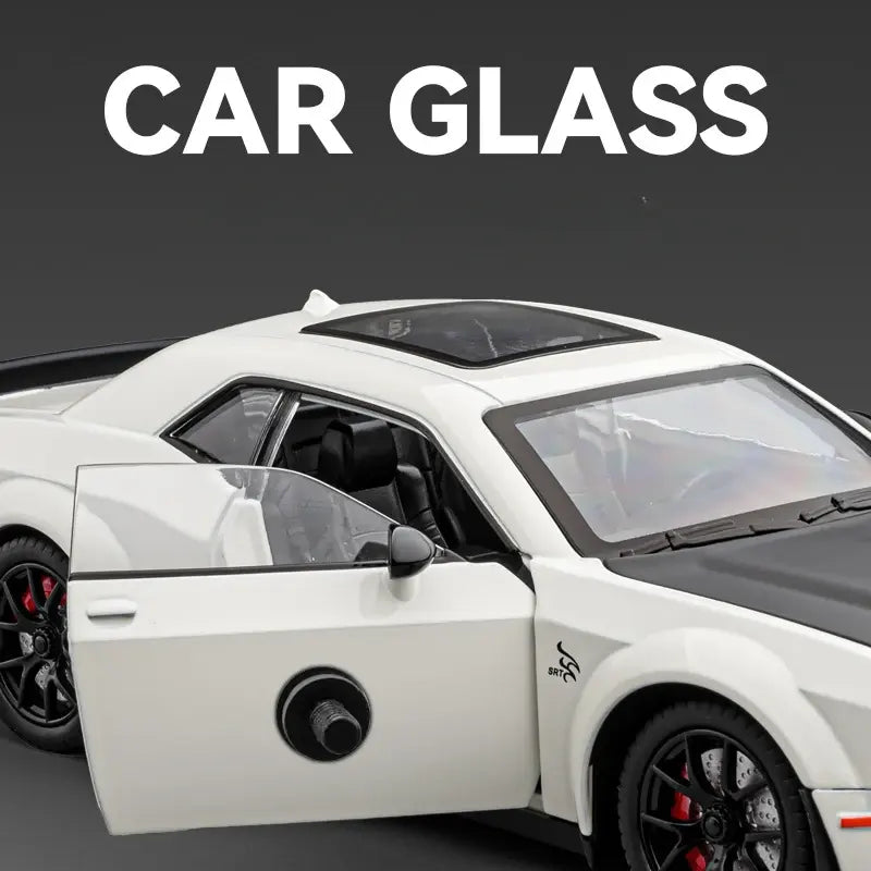 Dodge Challenger Hellcat Scale Model Diecast Metal Car - All Size
