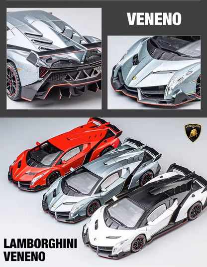 Lamborghini Veneno Scale Model Diecast Metalcar - All Size