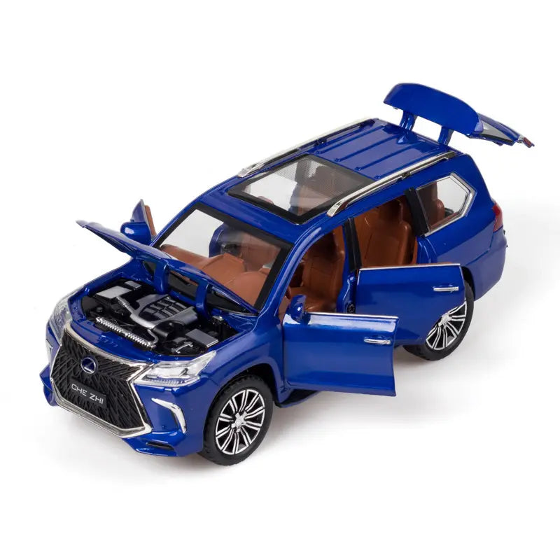 Big Size 1:24 LX570 Metal Diecast Car [Size : ‎20 Cm*8 Cm*7Cm]