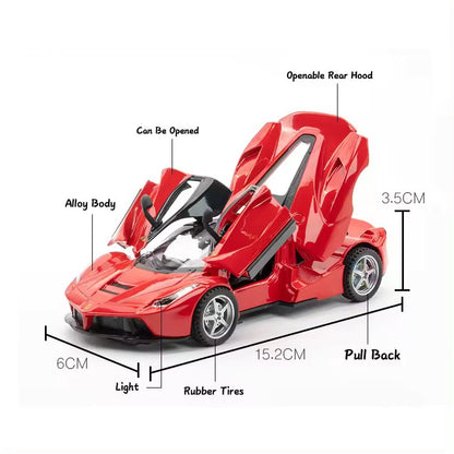 Ferrari Laferrari Scale Model Diecast Metalcar - All Size