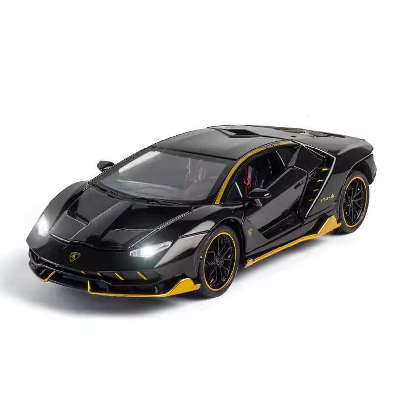 LAMBORGHINI CENTENARIO LP770 1 24 DIECAST METAL PULLBACK TOY CAR WITH