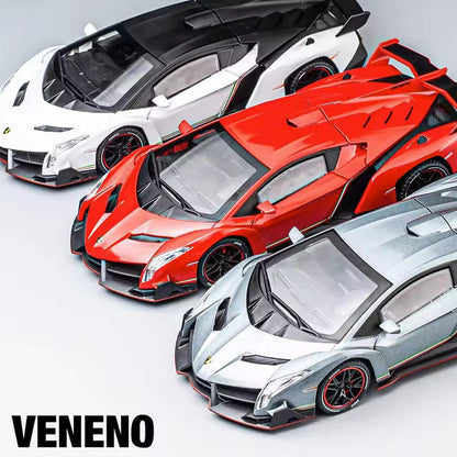 Lamborghini Veneno Scale Model Diecast Metalcar - All Size