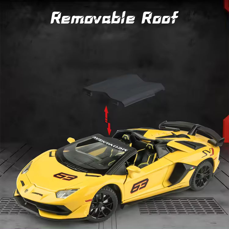 Lamborghini Svj-63 Scale Model Diecast Metalcar - All Size
