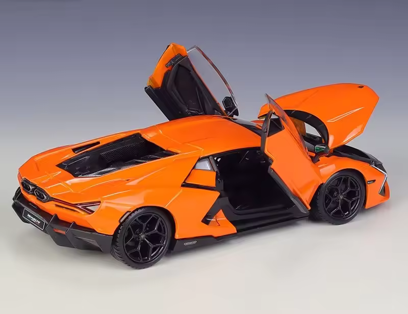 Big Size Lamborghini Revuelto 1:24 DIECAST METAL PULLBACK TOY CAR WITH OPENABLE DOORS & LIGHT, MUSIC BOYS CAR FOR KIDS BEST TOYS GIFTS TOYS FOR KIDS [SIZE:-21.5CM*9.5CM*5CM]【 MULTICOLOR 】