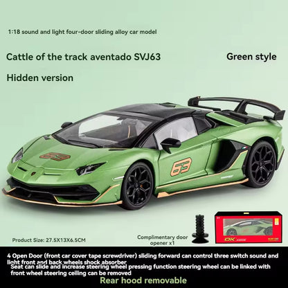 Lamborghini Svj-63 Scale Model Diecast Metalcar - All Size