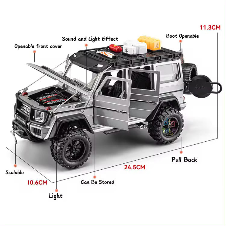 Mercedes-benz Brabus G550 Scale Model Diecast Metalcar - All Size