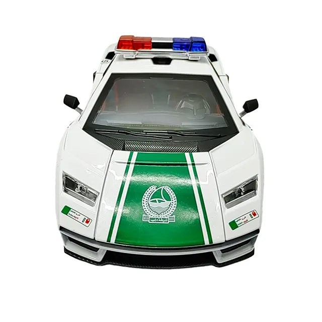 Lamborghini 800 Police Scale Model Diecast Metalcar - All Size