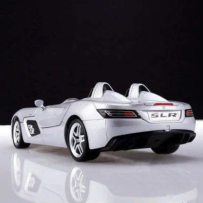Mercedes-benz Slr Stirling Convertible Sports Car Scale Model Diecast Metalcar - All Size