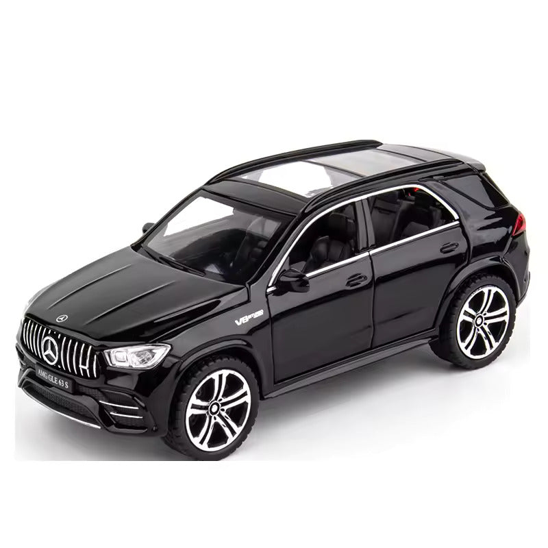 MERCEDES BENZ GTR GLE 63S 1:32 DIECAST METAL PULLBACK TOY CAR WITH OPENABLE DOORS & LIGHT, MUSIC BOYS CAR FOR KIDS BEST TOYS GIFTS TOYS FOR KIDS [SIZE:-15.3CM*6.8CM*5.9CM]【 MULTICOLOR 】