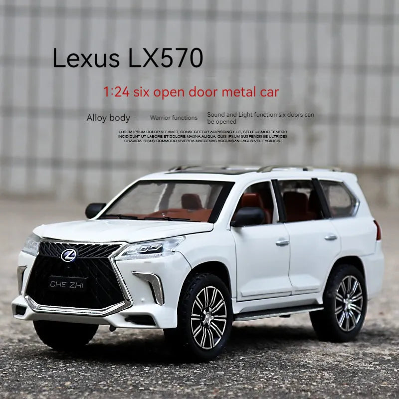 Lexus Lx570 Scale Model Diecast Metalcar - All Size