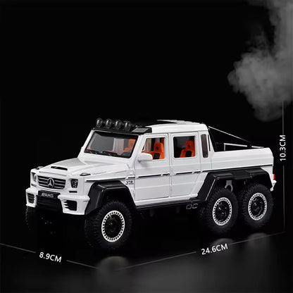 Mercedes 6x6 Scale Model Diecast Metalcar - All Size