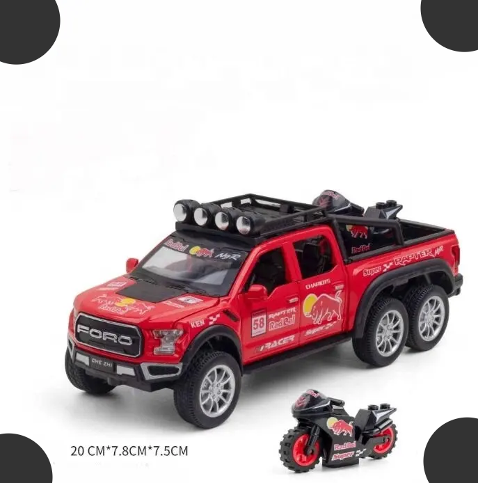 Ford Raptor F150 Pick-up Scale Model Diecast Metalcar - All Size