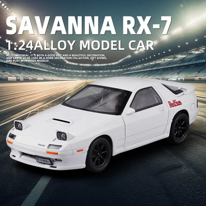 Mazda Rx7 Scale Model Diecast Metalcar - All Size
