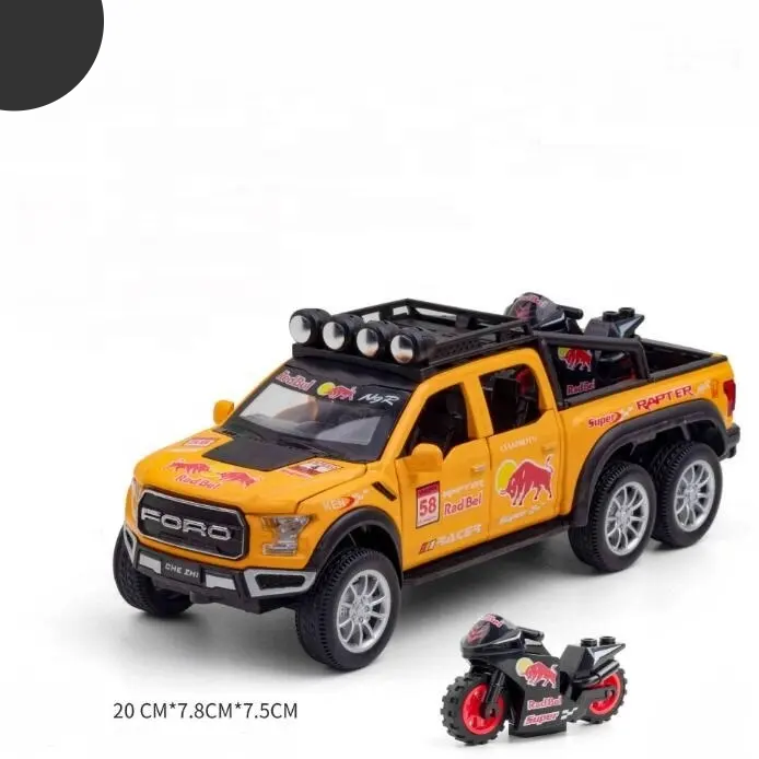 Ford Raptor F150 Pick-up Scale Model Diecast Metalcar - All Size