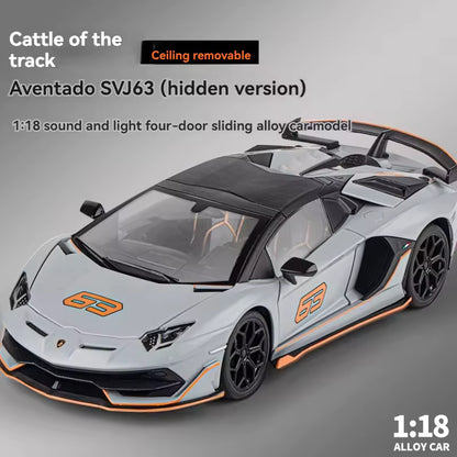 Lamborghini Svj-63 Scale Model Diecast Metalcar - All Size