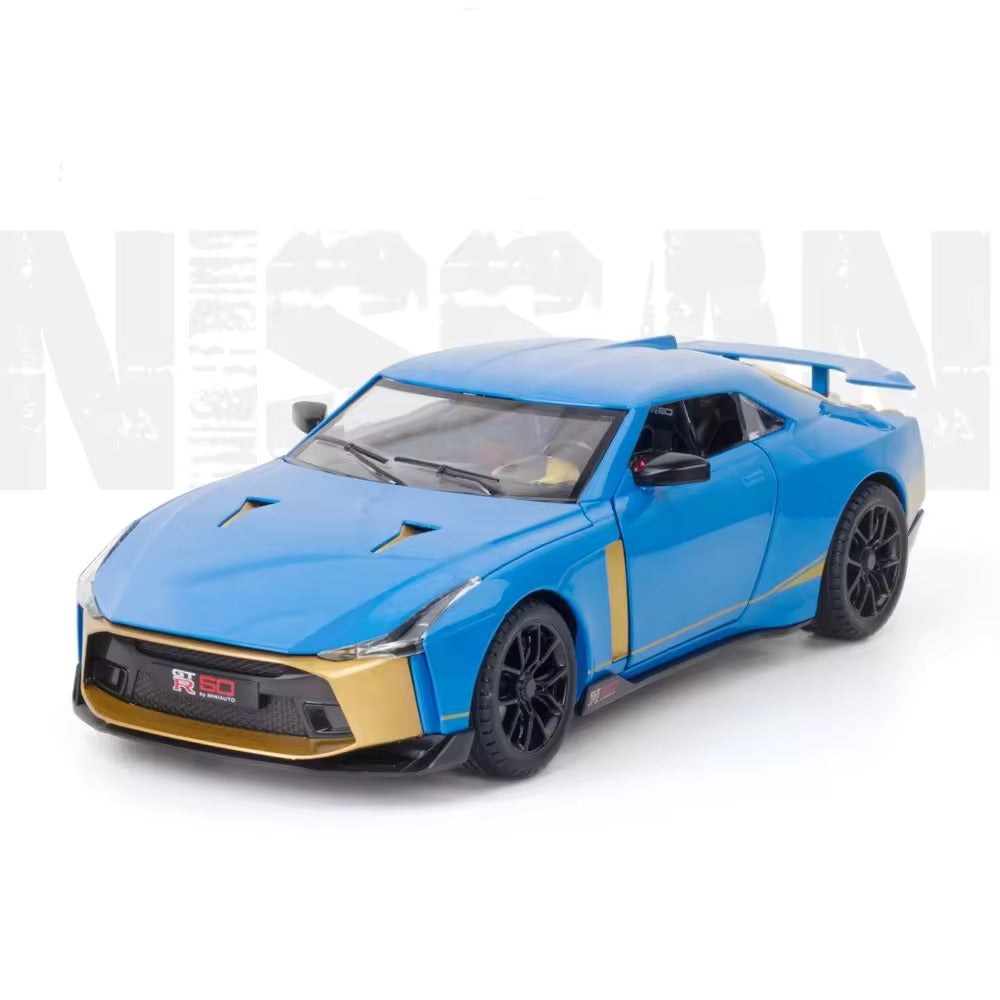 Nissan Gtr-50 Sport Scale Model Diecast Metalcar - All Size