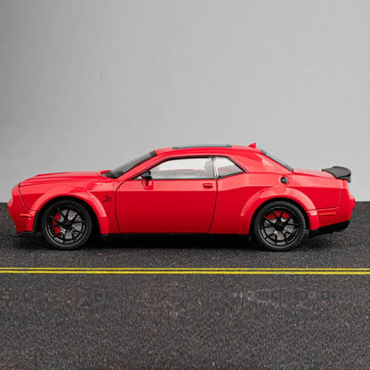 Dodge Challenger Hellcat Scale Model Diecast Metal Car - All Size