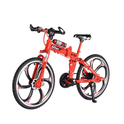 MINI BIKE ORNAMENT TOY BICYCLE MOUNTAIN FOR CAKE TOPPER, HOME DECOR, CRAFTS, COLLECTION, BIRTHDAY GIFT FOR BOYS GIRLS BIKE FANCIERS   [SIZE:-17.5CM*11CM*7.5CM]