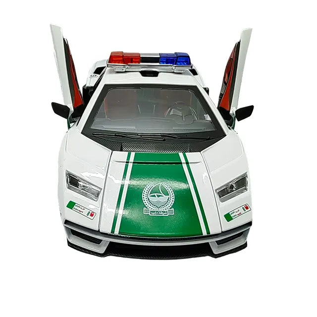 Lamborghini 800 Police Scale Model Diecast Metalcar - All Size