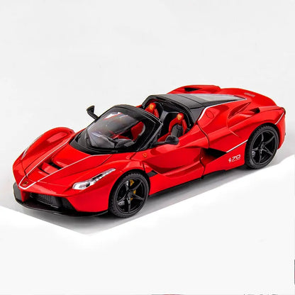 Big Size 1:24 Ferrari Rafa Roadster Sports Car Scale Model Diecast Metal Car