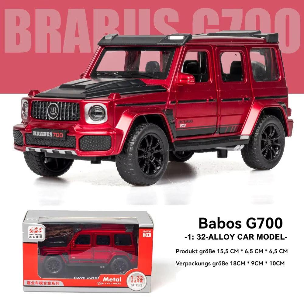 BRABUS 700 SUV 1:32 DIECAST METAL PULLBACK TOY CAR WITH OPENABLE DOORS & LIGHT, MUSIC BOYS CAR FOR KIDS BEST TOYS GIFTS TOYS FOR KIDS [SIZE:-15.5CM*6.5CM*6.5CM]【 MULTICOLOR 】