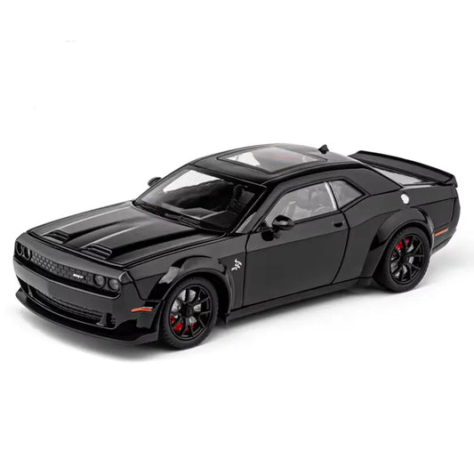 Dodge Challenger Hellcat Scale Model Diecast Metal Car - All Size