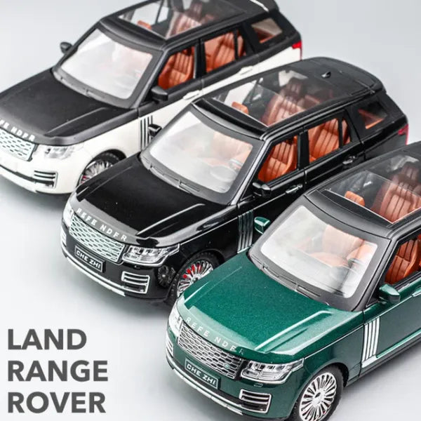 RANGE ROVER BIG SIZE 1:24 DIECAST METAL PULLBACK TOY CAR WITH OPENABLE DOORS & LIGHT, MUSIC BOYS CAR FOR KIDS BEST TOYS GIFTS TOYS FOR KIDS [SIZE:-22CM*9CM*7CM]【 MULTICOLOR 】