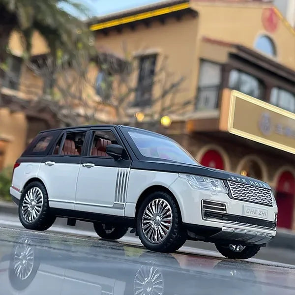 RANGE ROVER BIG SIZE 1:24 DIECAST METAL PULLBACK TOY CAR WITH OPENABLE DOORS & LIGHT, MUSIC BOYS CAR FOR KIDS BEST TOYS GIFTS TOYS FOR KIDS [SIZE:-22CM*9CM*7CM]【 MULTICOLOR 】