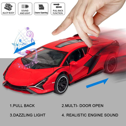 Lamborghini Sian Scale Model Diecast Metalcar - All Size