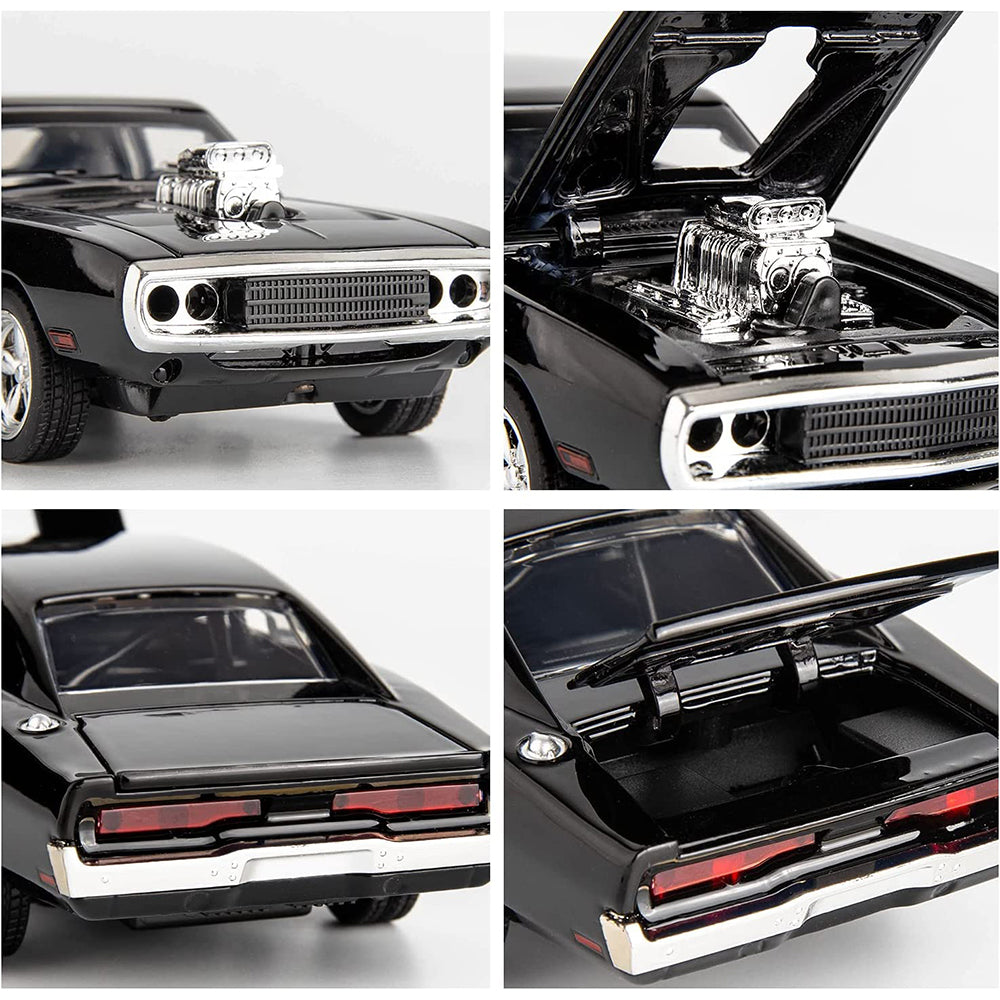 1:24 Big Size Fast and Furious FF8 Die Cast Metal Toy Car [Size : 6.69in*2.36in*1.77in]