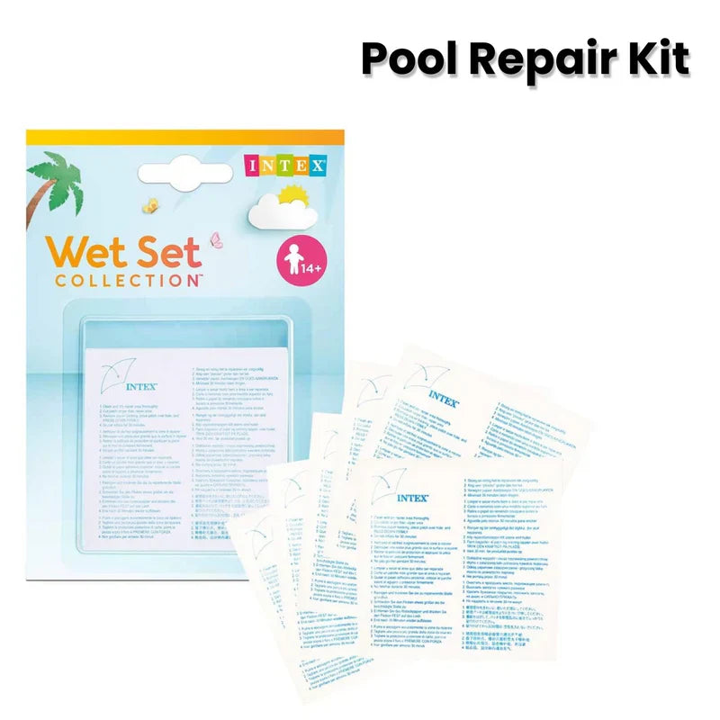 6 PIECE PVC POOL REPAIR PATCHES - ESSENTIAL SOLUTION FOR FIXING INFLATABLES AND OUTDOOR GEAR BATH TUB REPAIR PATCHES FOR SWIMMMING RING TUBE