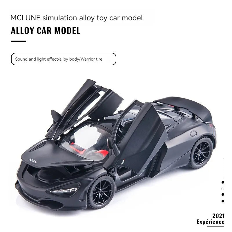 Mc-Laren 720s Die Cast 1:32 Alloy Metal Car [Size : ‎15Cm*5.5Cm*5Cm]