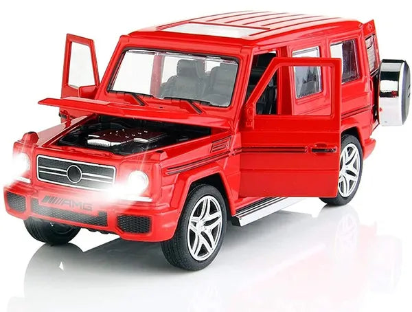 Mercedes Amg G-65  1:32 DIECAST METAL PULLBACK TOY CAR WITH OPENABLE DOORS & LIGHT, MUSIC BOYS CAR FOR KIDS BEST TOYS GIFTS TOYS FOR KIDS【 MULTICOLOR 】