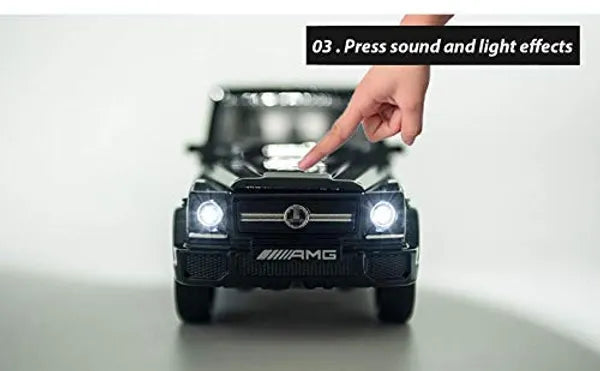 Mercedes Amg G-65  1:32 DIECAST METAL PULLBACK TOY CAR WITH OPENABLE DOORS & LIGHT, MUSIC BOYS CAR FOR KIDS BEST TOYS GIFTS TOYS FOR KIDS【 MULTICOLOR 】