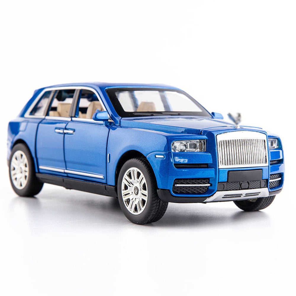 1:24 Scale Die Cast Rolls Royce Metal Car Toy With Light And Sound For Kid (Black, Red, Blue, Pack Of 1)