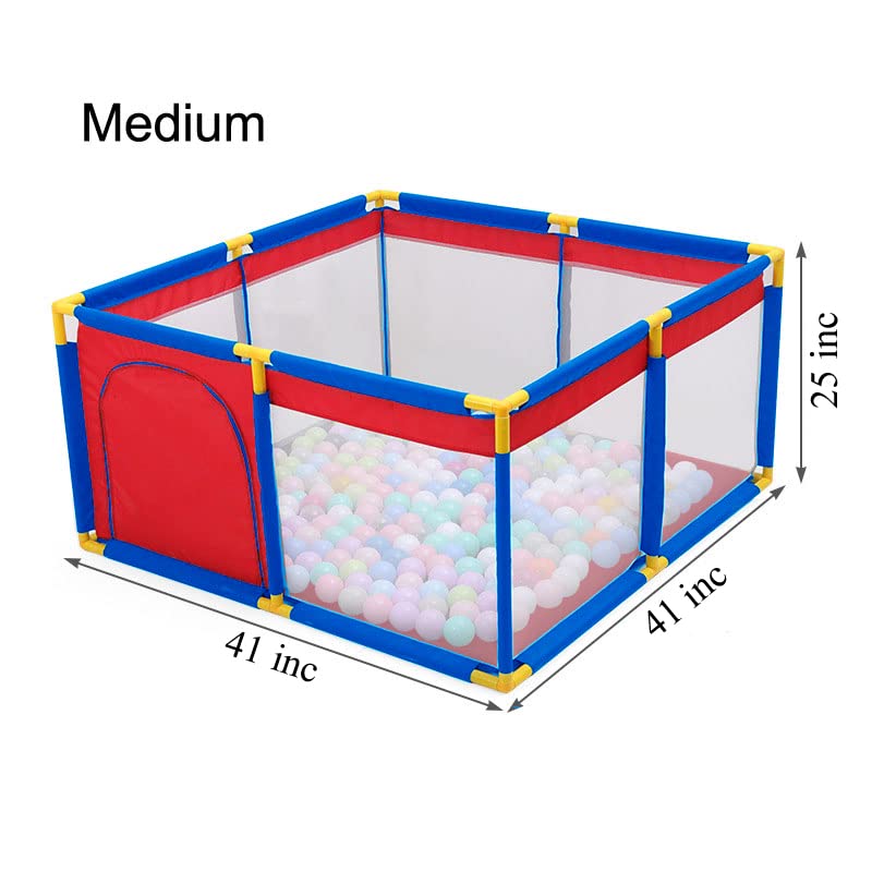 Premium Jumbo Size Ball Pool For Kids Indoor And Outdoor, Multicolor(Balls Not Included) (101Cm X 101Cm X 64Cm)