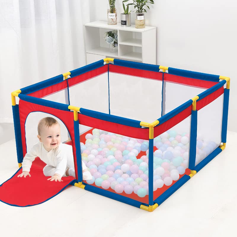 Premium Jumbo Size Ball Pool For Kids Indoor And Outdoor, Multicolor(Balls Not Included) (101Cm X 101Cm X 64Cm)