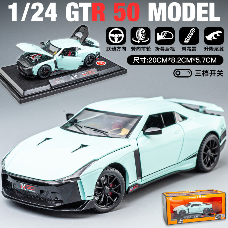 Nissan Gtr-50 Sport Scale Model Diecast Metalcar - All Size