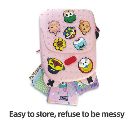 Premium Kids Backpack - Vibrant Design & Durable - Perfect for School & Travel [Pink, Yellow, Blue]