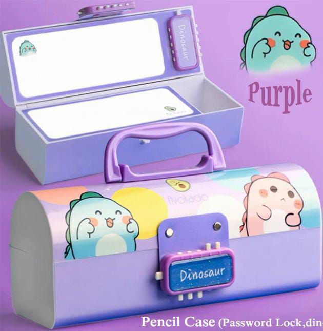 Premium Unicorn School Kids Pencil Box with Lock