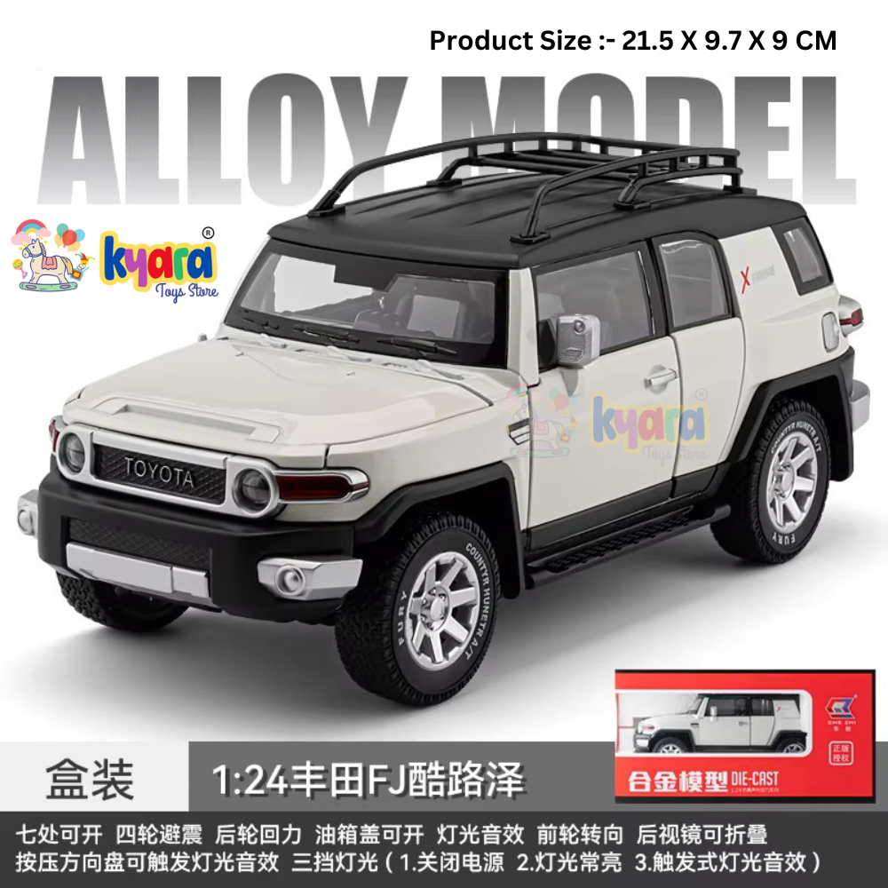 Toyota Fj Cruiser Scale Model Diecast Metalcar