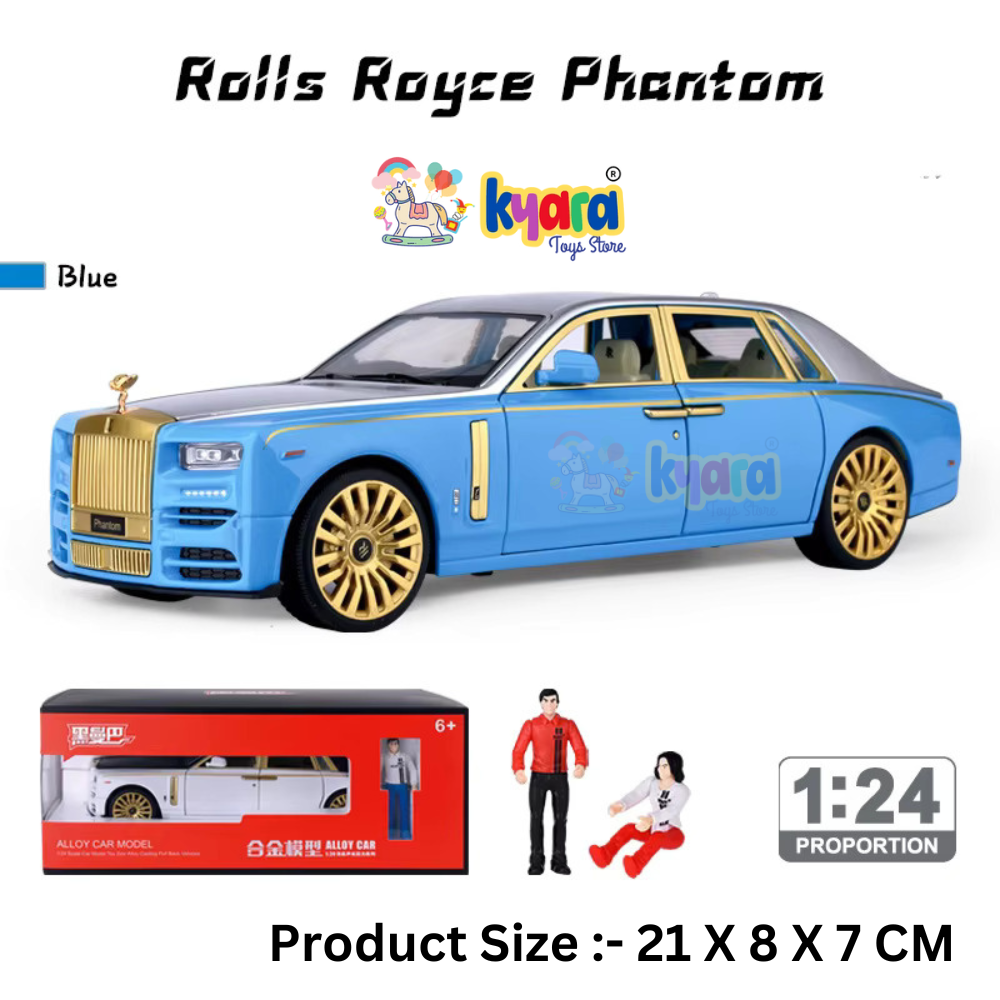 Rolls-royce Phantom Scale Model Diecast Metalcar - All Size