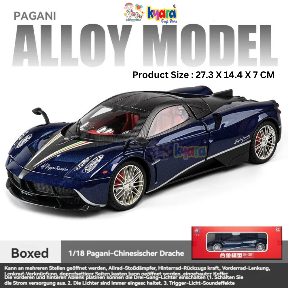 Pagani Huayra Scale Model Diecast Metalcar - All Size