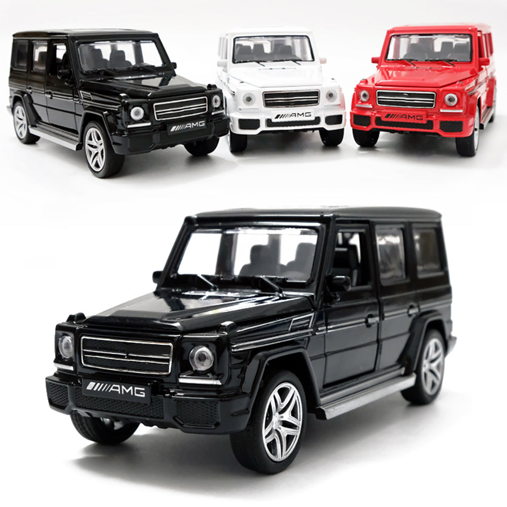 Mercedes Amg G-65  1:32 DIECAST METAL PULLBACK TOY CAR WITH OPENABLE DOORS & LIGHT, MUSIC BOYS CAR FOR KIDS BEST TOYS GIFTS TOYS FOR KIDS【 MULTICOLOR 】