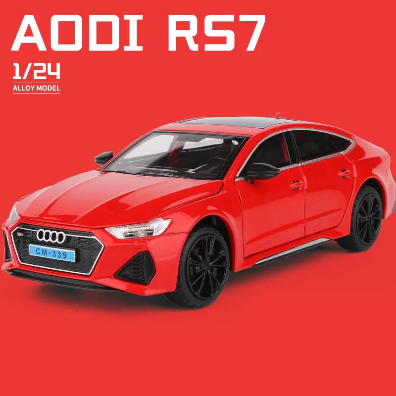 Audi Rs7 Sportboac Scale Model Diecast Metalcar - All Size