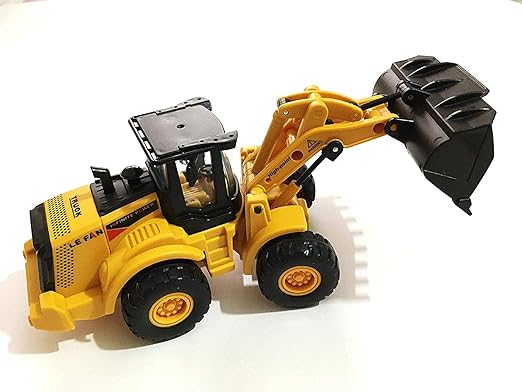 Unbreakable Construction Vehicles for Kids Pretend Play Toy Trucks Bulldozer Play Set Building Vehicles